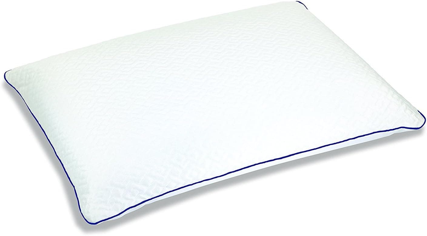 Sleep Innovations Forever Cool Gel Memory Foam Pillow Standard Off White