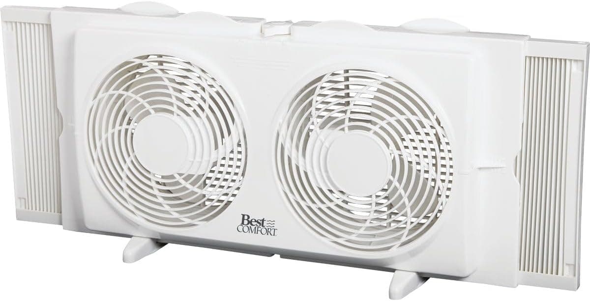 Best Comfort 7 In. 2-Speed Twin Window Fan