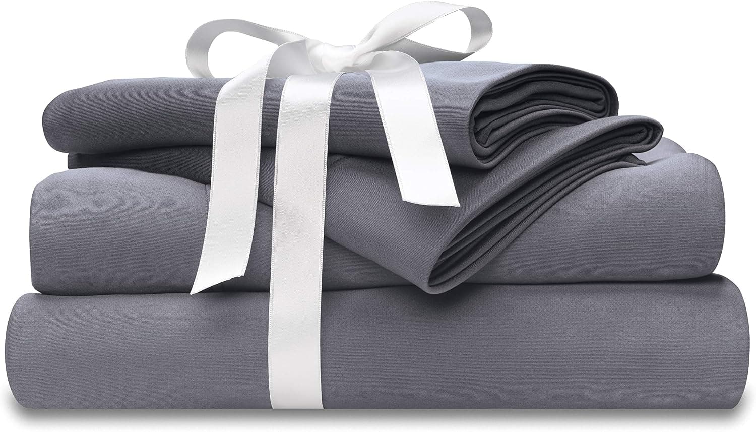 Wicked Sheets Moisture-Wicking + Cooling Bed Sheet Set for Night Sweats & Hot Flashes (King, Standard Pocket, Gray)