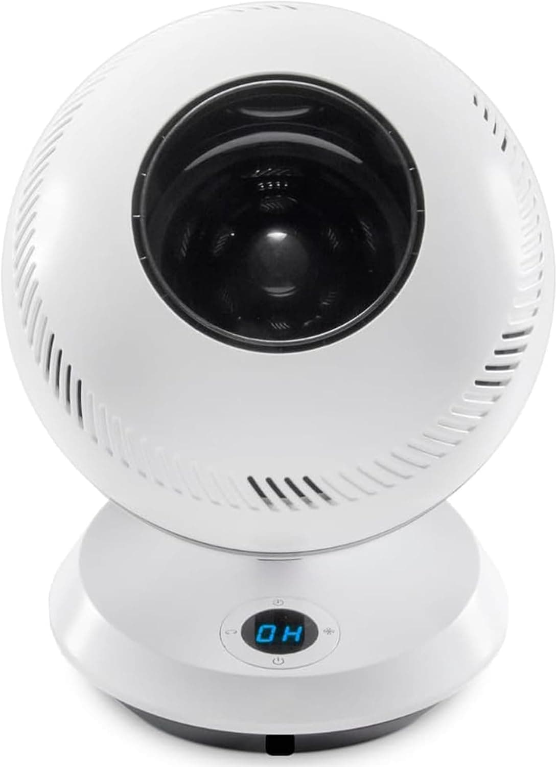 Greentech pureFlow QT7 Bladeless Fan - Whisper Quiet Air Circulator, 12 Speeds, Oscillating, Remote Control, S
