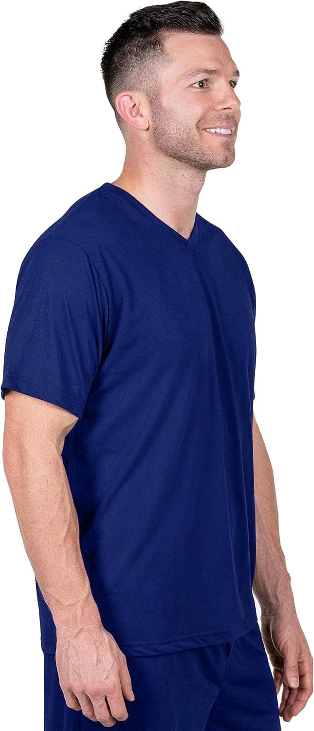 Cool-jams Moisture Wicking Men's Pajama Top (Navy)