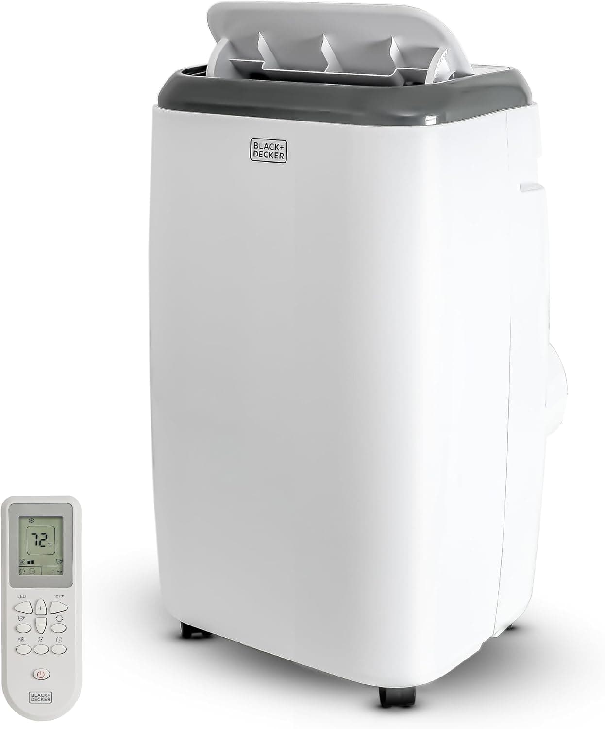 BLACK+DECKER Portable Air Conditioner, 10,000 BTU for Rooms Up To 450 Sq. Ft., Remote Control & Window Kit, BP