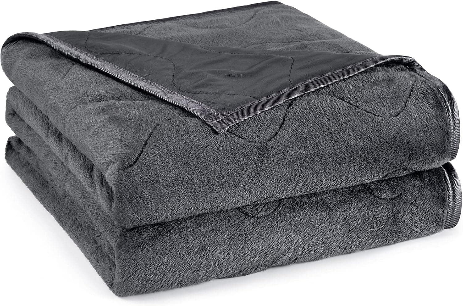 ABFace Cooling Blanket for Kids, Cool Blanket for Hot Sleepers, Kid Summer Blanket for Night Sweat, Lightweight Blanket with Cooling Fibers and Plush Double Sided for All Season, 30x40 Inch, Gray