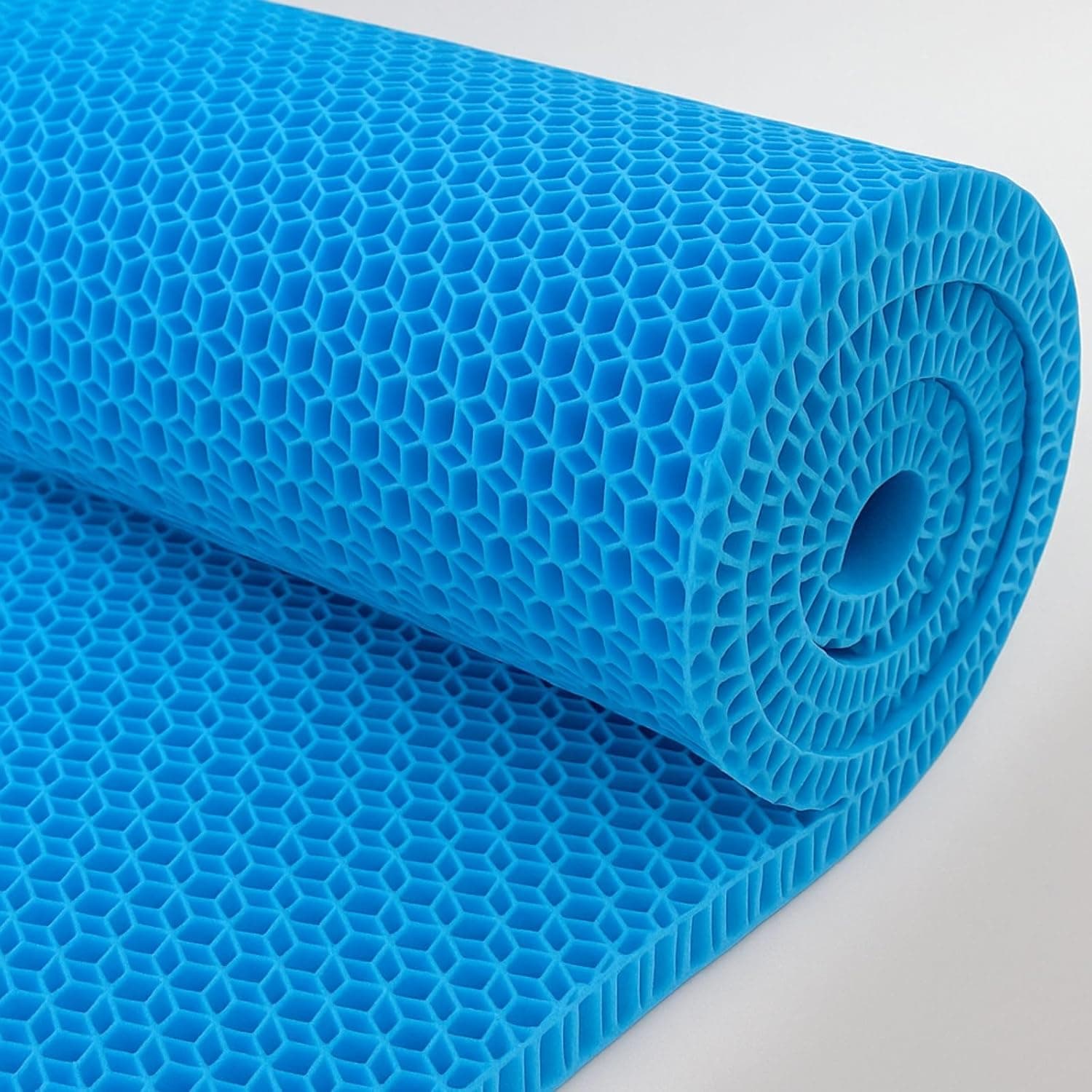 Vive Cooling Gel Mattress Topper - Honeycomb Egg Crate Bed Pad for Hot Sleepers (Twin)