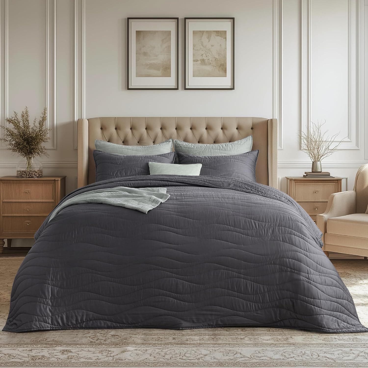 Bedsure Summer Quilt - Below Zero Cooling Comforter Queen Size, Moisture-Wicking and Silky Soft for Hot Sleepers and Night Sweats, Luxury Tencel Lyocell Cotton Bedspread, Lightweight & Breathable