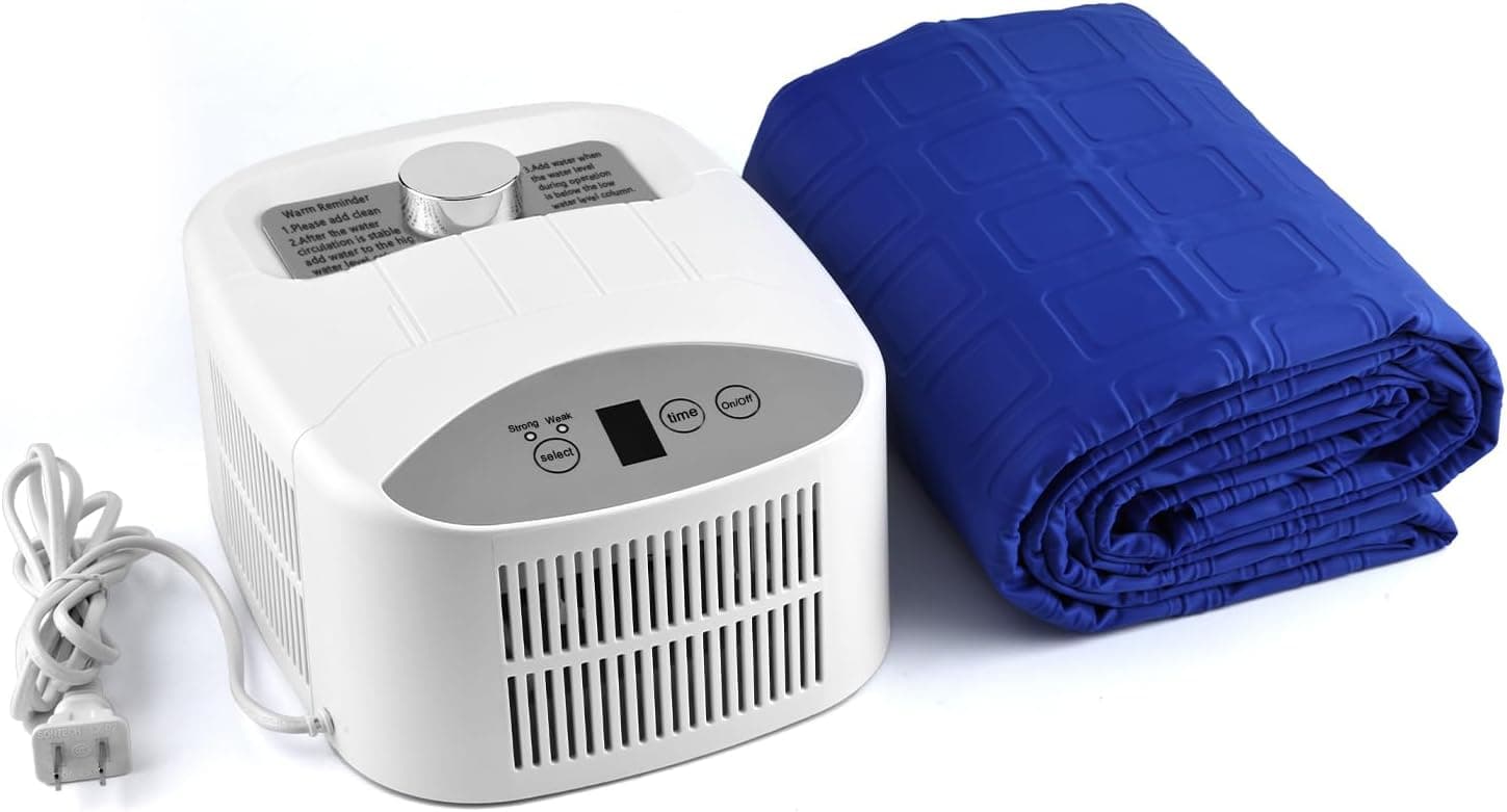 Water Cooling Mattress Pad, Bed Cooling System, Portable Bed Chiller, Cool Sleep (63x55.12)