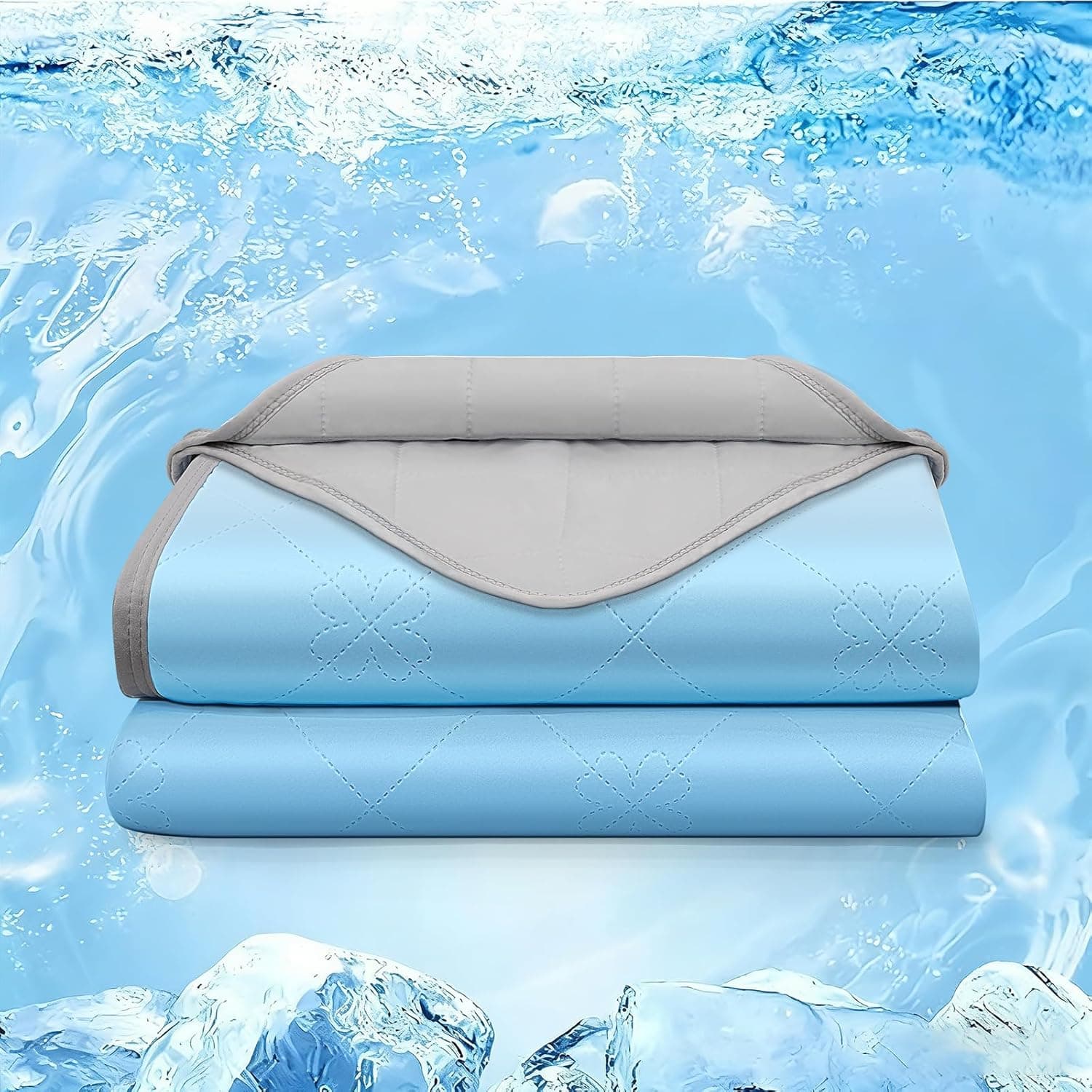 Kids Cooling Comfort Throw Lightweight Cool Blanket for Hot Sleepers, Kids Gift for Girls Boys with Dual-Sided Cooling Blanket Moisture Wicking, Breathable (60"X80", 2.16lbs)